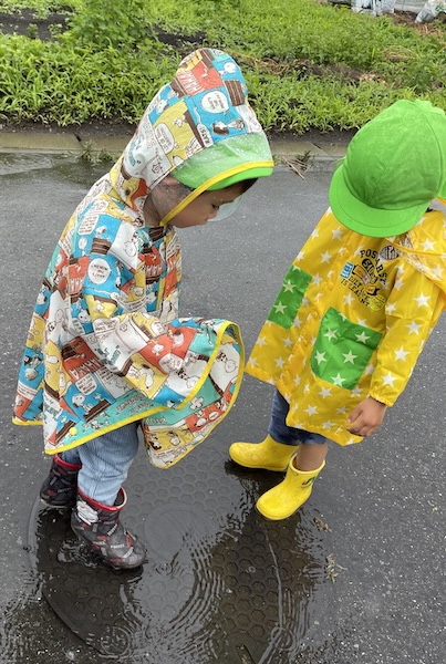 雨のさんぽ。